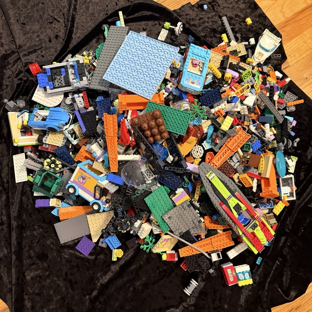 10 LB Bulk LEGO Lot Mixed Bricks Parts Pieces Vehicles Technic Specialty X-Treme